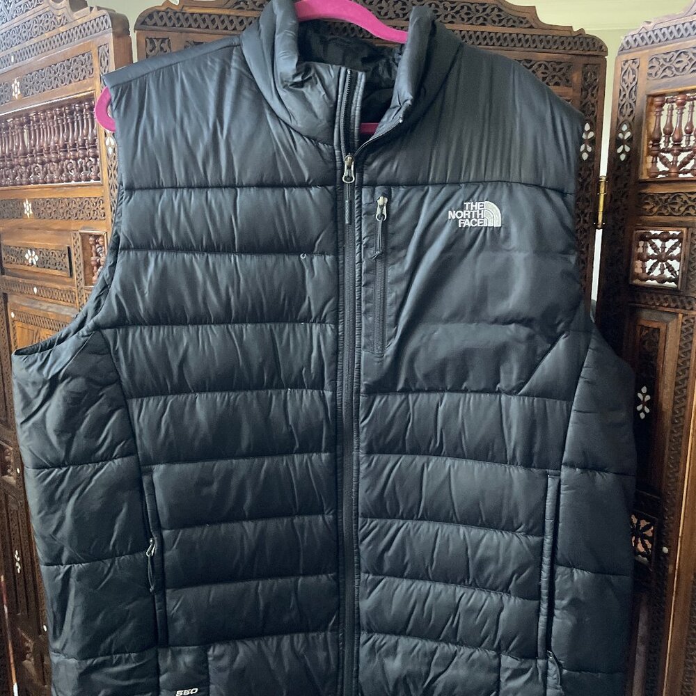 North Face Black Down Puffer Vest